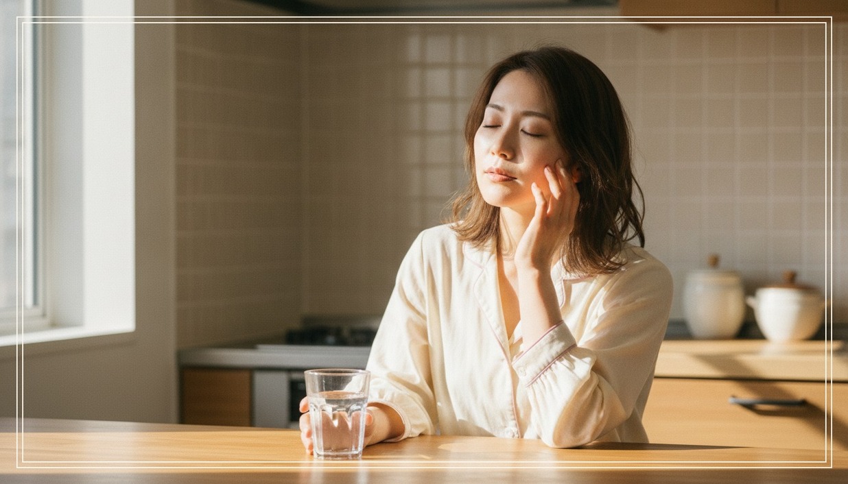 顔のむくみの原因と解消法｜朝のパンパン顔のセルフケアと、病気が隠れているときの目安